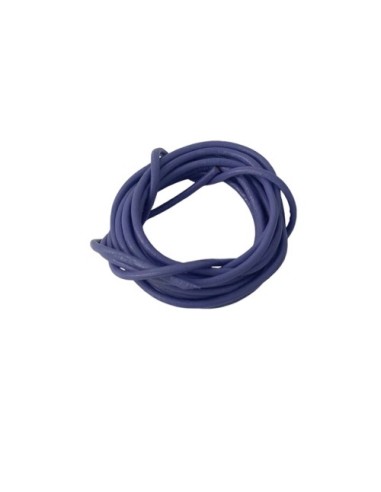Cordon cuir 2,5mm de couleur bleu lavande