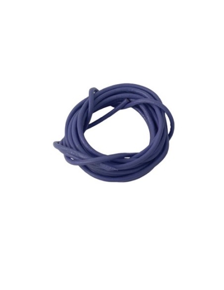 Cordon cuir 2,5mm de couleur bleu lavande