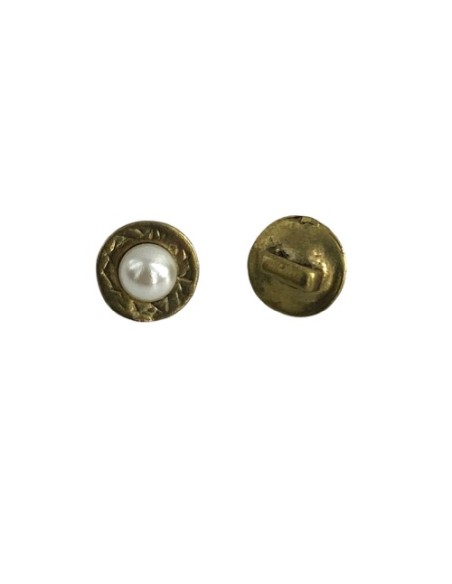 Perle ronde doré pâle pas chère pour cuir de 5mm Perle ronde doré pâle pas chère pour cuir de 5mm