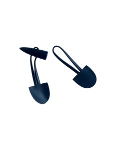 Bouton brandebourg noir mat pour manteau, gilet, duffle coat 2