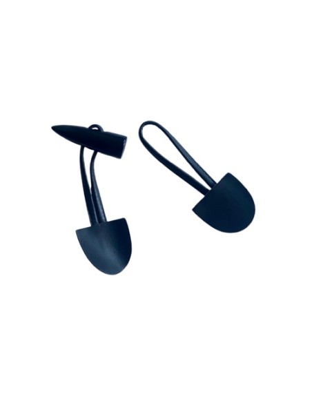 Brandebourg simili cuir noir mat à coudre, manteau, veste, gilet, robe