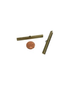 Embouts griffe 50mm en métal bronze, embout sangle 2