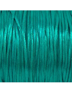 Cordon queue de rat bleu vert turquoise 1mm pour création bijoux 2