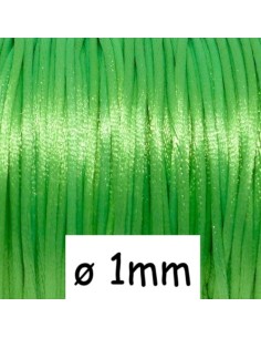 Cordon queue de rat 1mm vert pomme