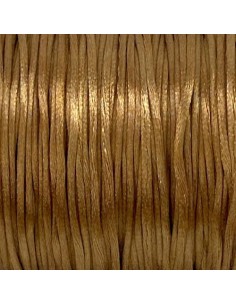 Cordon queue de rat doré 1mm pour création bijoux 2