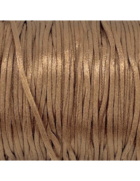 cordon pour bijoux 1mm marron sépia