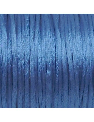 cordon ficelle chinoise bleu 1mm cordon pour bijoux, tressage