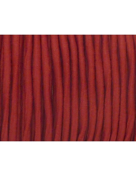Cordon élastique 2mm rouge pas cher