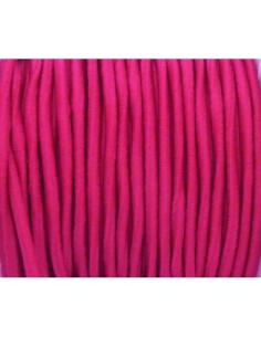 Cordon élastique 2mm rose vif pas cher 2