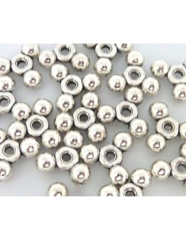 3 Perles intercalaire triangle boule lisse en...