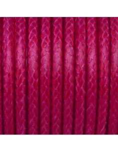 Cordon rose 2mm pour création bijoux 2