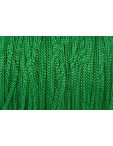 5m Fil polyester, nylon tressé souple de couleur vert 1mm - Shamballa
