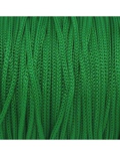 5m Fil polyester, nylon tressé souple de couleur vert 1mm... 2