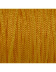 5m Fil polyester, nylon tressé souple jaune bouton d'or... 2