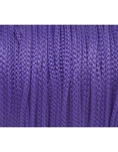 5m Fil polyester, nylon tressé souple parme, mauve 1mm... 2