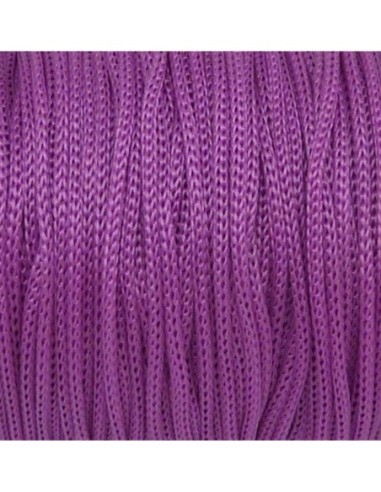 5m Fil polyester, nylon tressé souple rose...