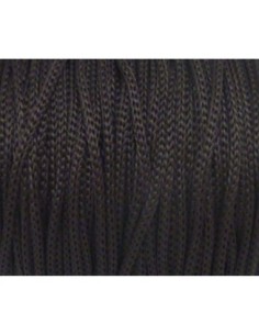 5m Fil polyester, nylon tressé souple marron brun 1mm...
