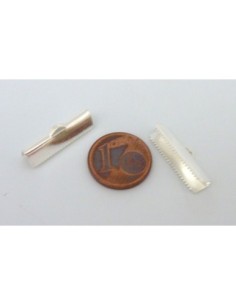Embout griffe 20mm serre ruban, lacet, cordon 20mm métal... 2
