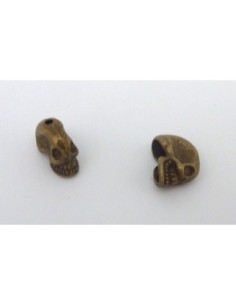 R-2 perles, embout, cache nœud, tête de mort en métal de... 2