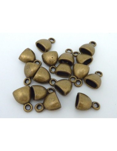 Lot de 4 Embouts pour cordon 7mm x 4mm, cache...