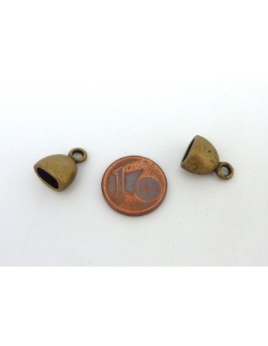 Lot de 4 Embouts pour cordon 7mm x 4mm, cache...