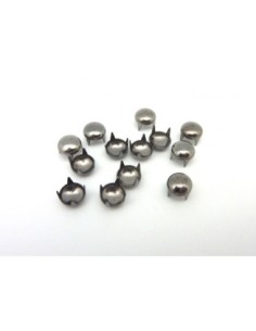 5 clous griffe rond en métal argenté anthracite 6mm pour...