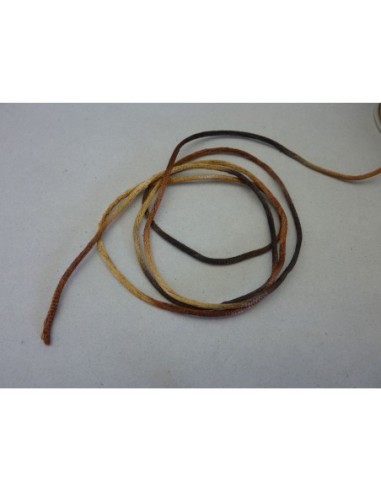 Ficelle chinoise pas chère 2mm dégradé de marron doré