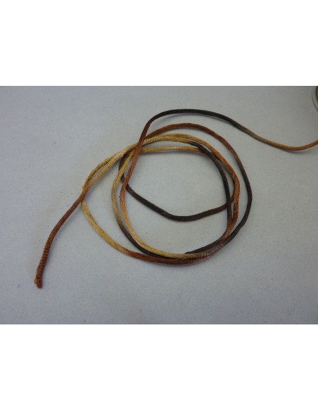 Ficelle chinoise pas chère 2mm dégradé de marron doré
