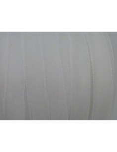 1m Ruban Galon velours plat blanc 7mm de large