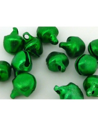 R-10 grelots en métal couleur vert 10,3mm