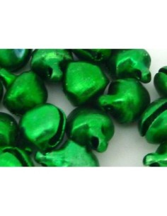 R-10 grelots en métal couleur vert 10,3mm 2