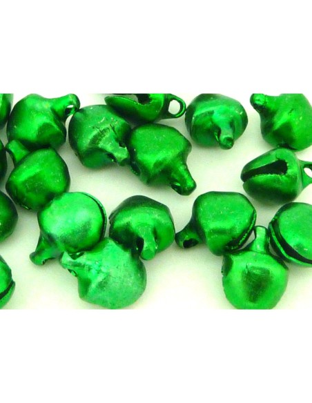 R-10 grelots en métal couleur vert 10,3mm