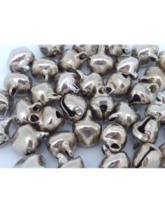 R-10 grelots en métal argenté 10,3mm