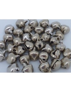 R-10 grelots en métal argenté 10,3mm 2