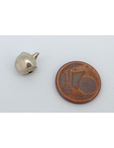 R-10 grelots en métal argenté 10,3mm