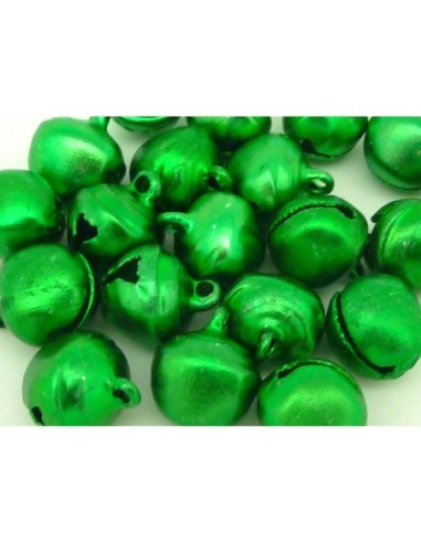 R-5 grelots en métal couleur vert 13mm