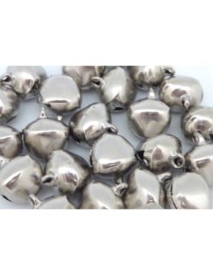 R-5 grelots en métal argenté 13mm