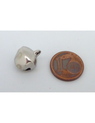 R-5 grelots en métal argenté 13mm