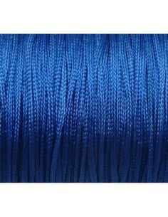 cordon nylon tressé 1mm bleu pour création de bijoux 2