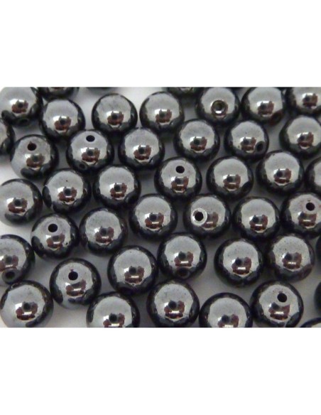 perle ronde 6mm hématite pas chère