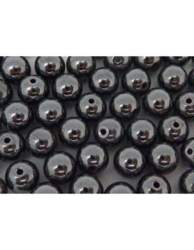 perle hématite 6mm pas chère