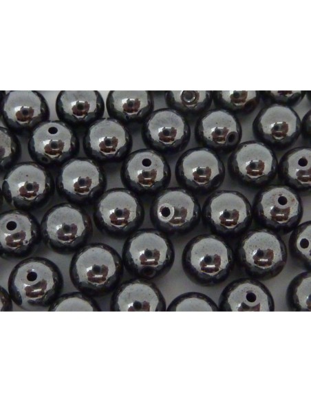 perle hématite 6mm pas chère