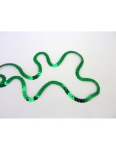 Galon sequin vert 6mm 2