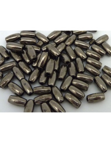 R-10 Perles grain de riz, ovale, olive en métal...