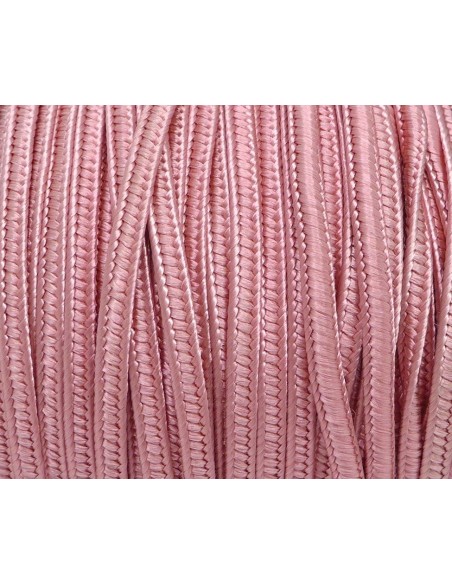 Ruban soutache 4mm rose dragée Ruban soutache 4mm rose dragée