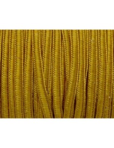 Ruban soutache jaune ocre 4mm 2