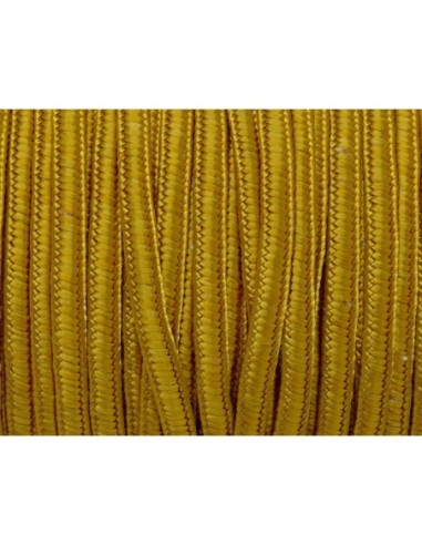 Cordon soutache jaune ocre 4mm
