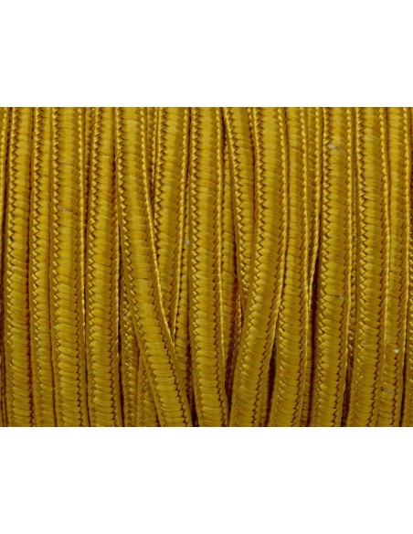 Cordon soutache jaune ocre 4mm