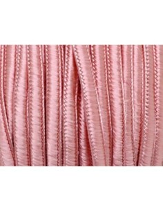 Ruban soutache rose dragée 5mm 2