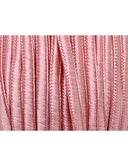 Cordon soutache rose dragée 5mm